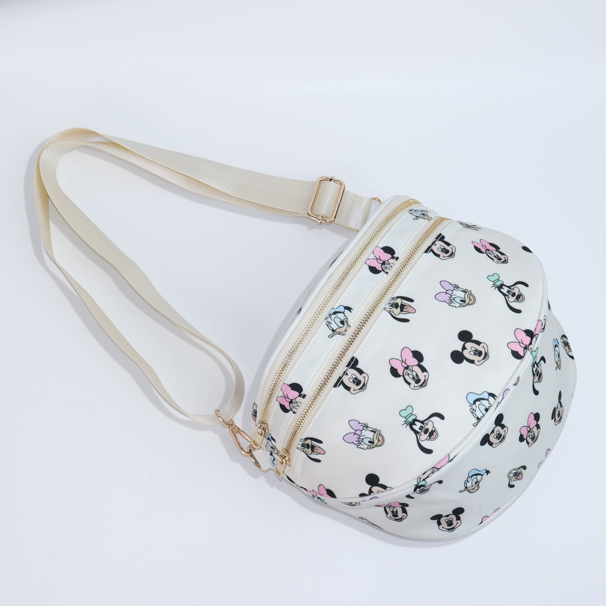 Magical Mouse Friends Double Zip Crossbody Bag