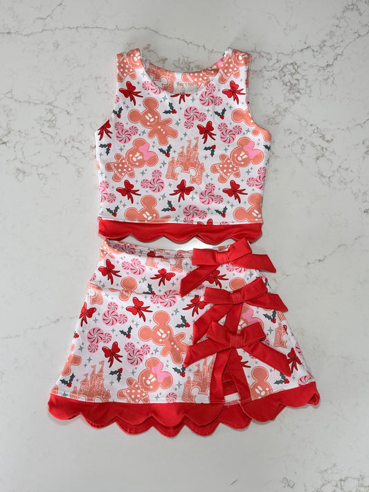 PREORDER Magical Mickmas Wonderland Bow Athletic Set *SHIPS MID OCTOBER*