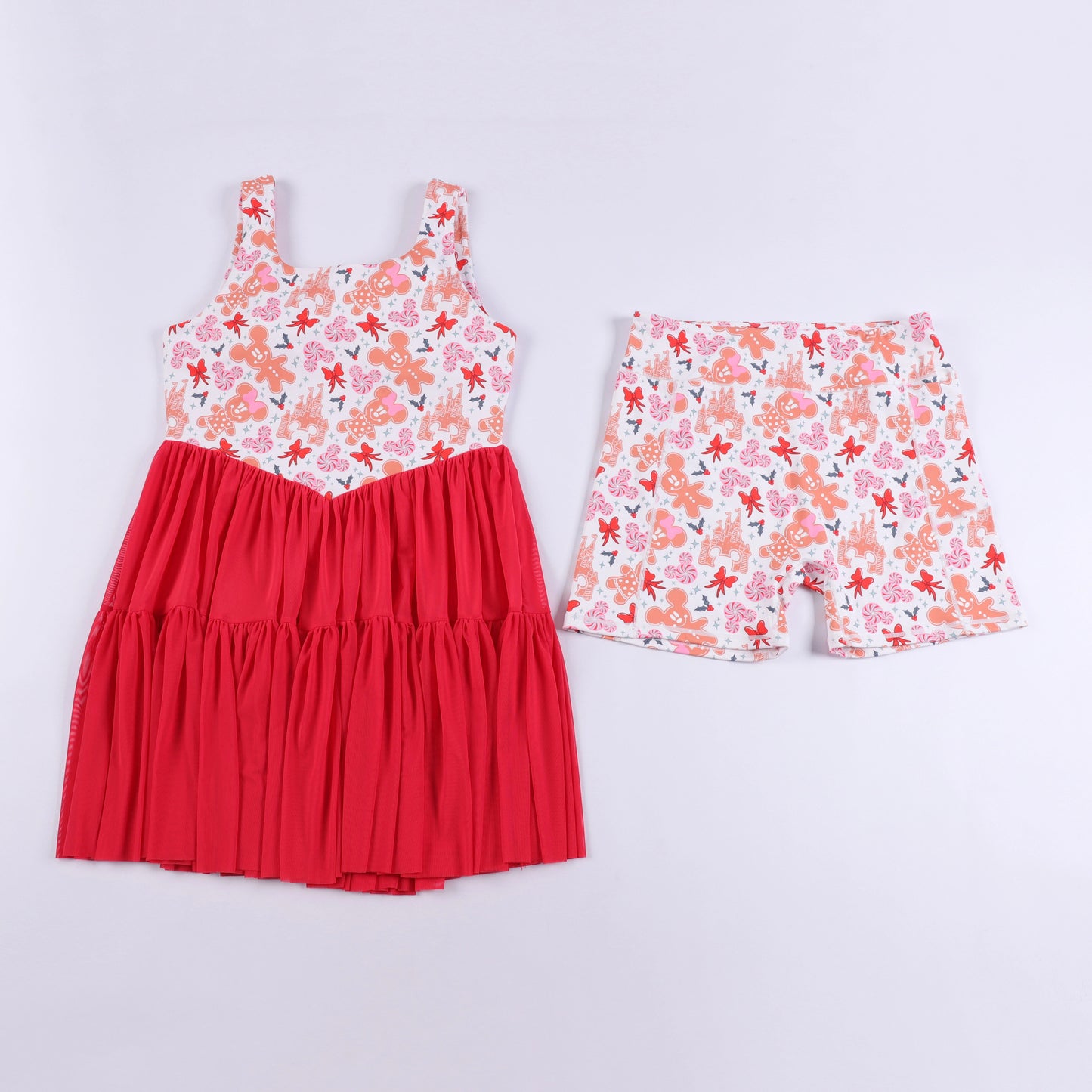 PREORDER Magical Mickmas Wonderland Mesh Tutu Athletic Dress *SHIPS MID OCTOBER*