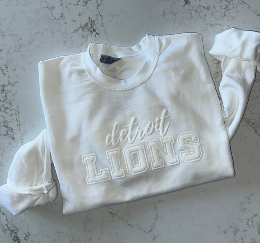 Detroit Lions Puff Sweatshirt