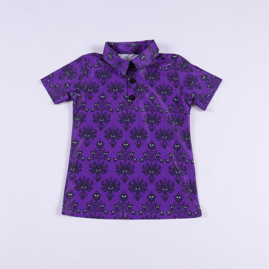 PREORDER Magical Haunted Mansion Performance Dry Fit Polo Shirt *SHIPS LATE JULY*