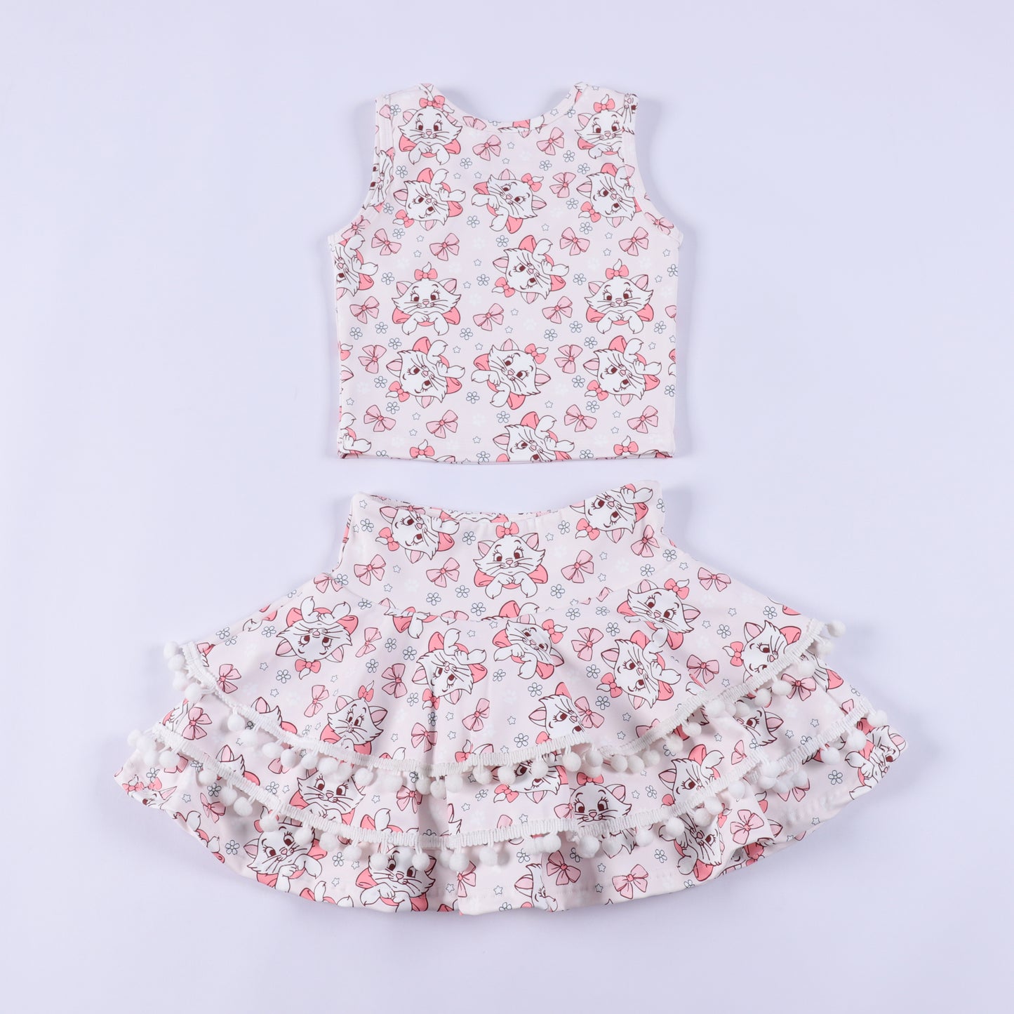 PREORDER Magical Fancy Cat Pom Skort Active Set * SHIPS LATE JUNE*
