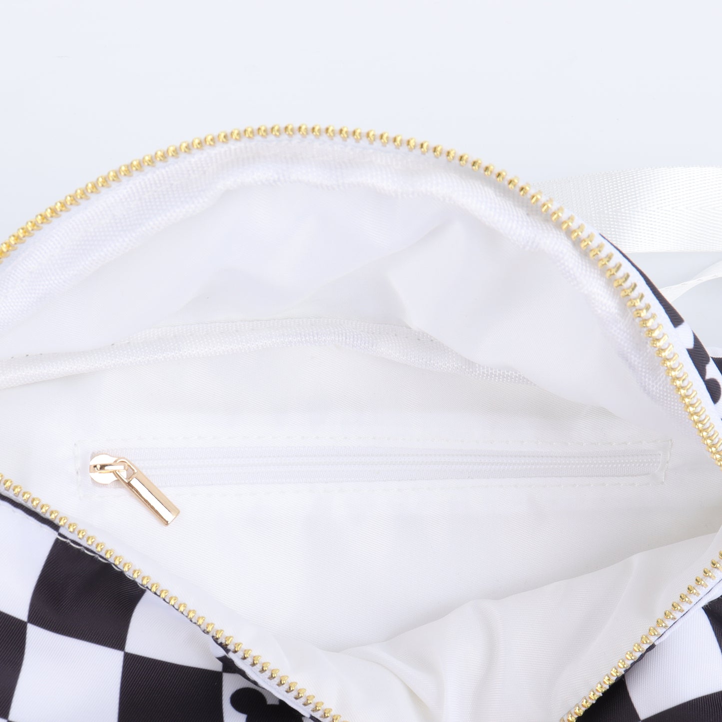 Magical Mouse Black Checkered Jumbo Fanny Pack