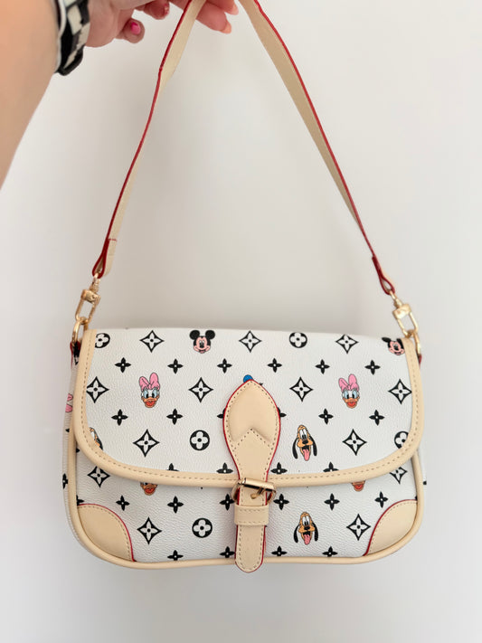 Magical Luxe Main Street Monogram Envelope Satchel Bag