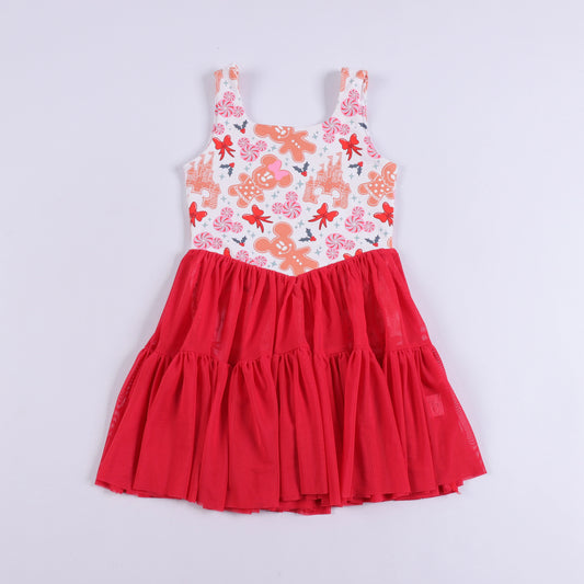 PREORDER Magical Mickmas Wonderland Mesh Tutu Athletic Dress *SHIPS MID OCTOBER*