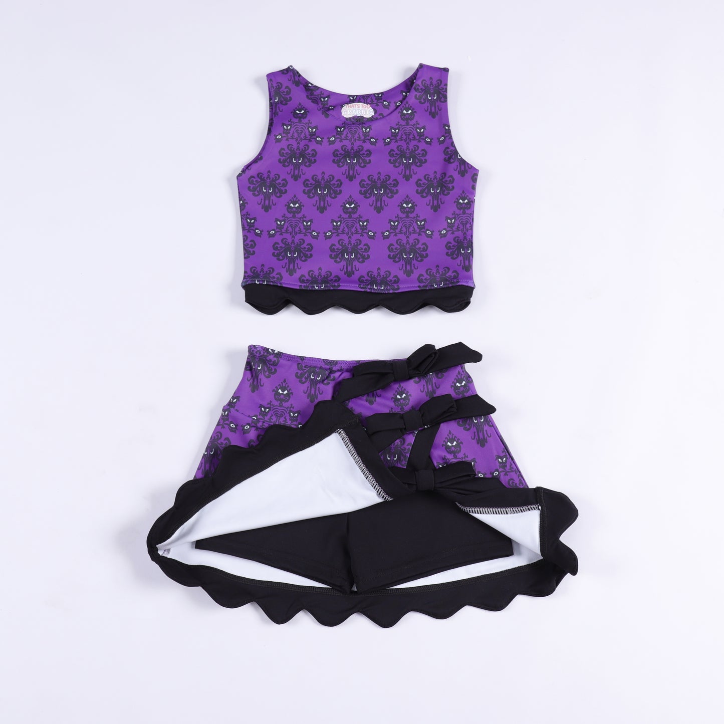 PREORDER Magical Haunted Wallpaper Bow Athletic Set *SHIPS LATE JULY*