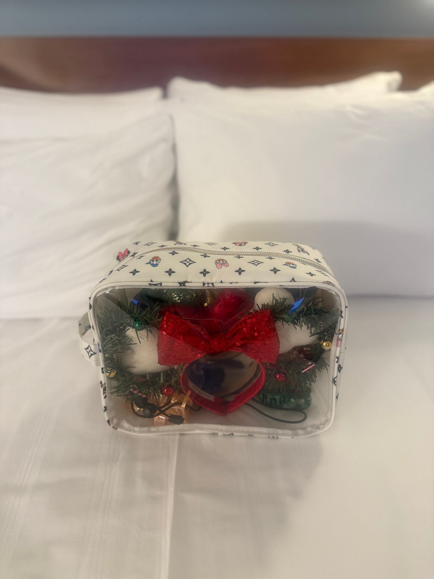 Magical Main Street Monogram Cosmetic Ears Bag