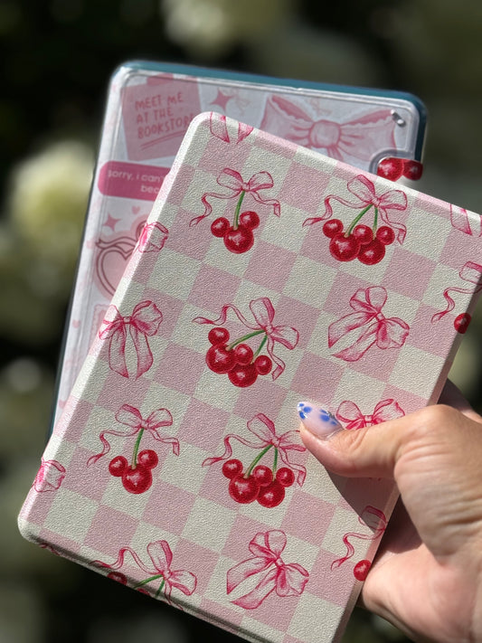 Magical Mouse Cherry Coquette Clear Back Kindle Case