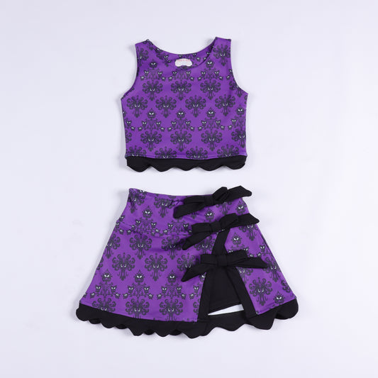 PREORDER Magical Haunted Mansion Bow Athletic Set *SHIPS LATE JULY*