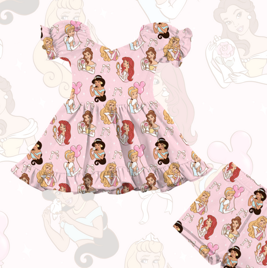 PREORDER Magical Everyday Princess Puff Sleeve Athletic Dress *SHIPS LATE AUGUST*