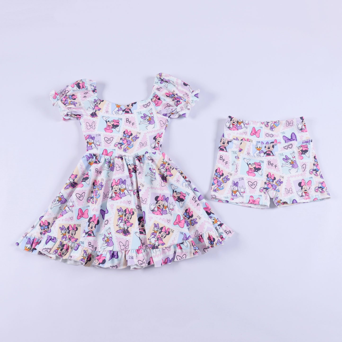 READY TO SHIP Magical Besties Puff Sleeve Athletic Set