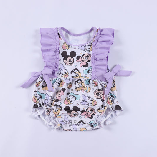READY TO SHIP Magical Mouse Friends Girly Bubble Infant Romper