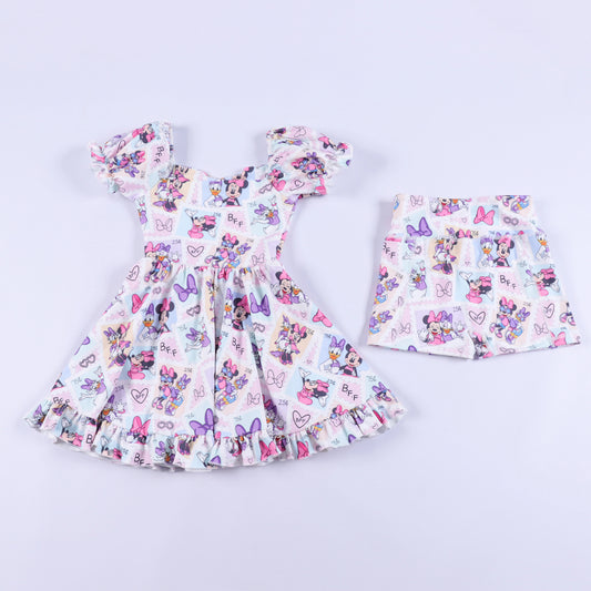 READY TO SHIP Magical Besties Puff Sleeve Athletic Set