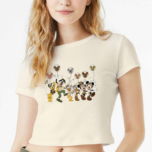 Magical Mouse Friends Safari Balloon Crop