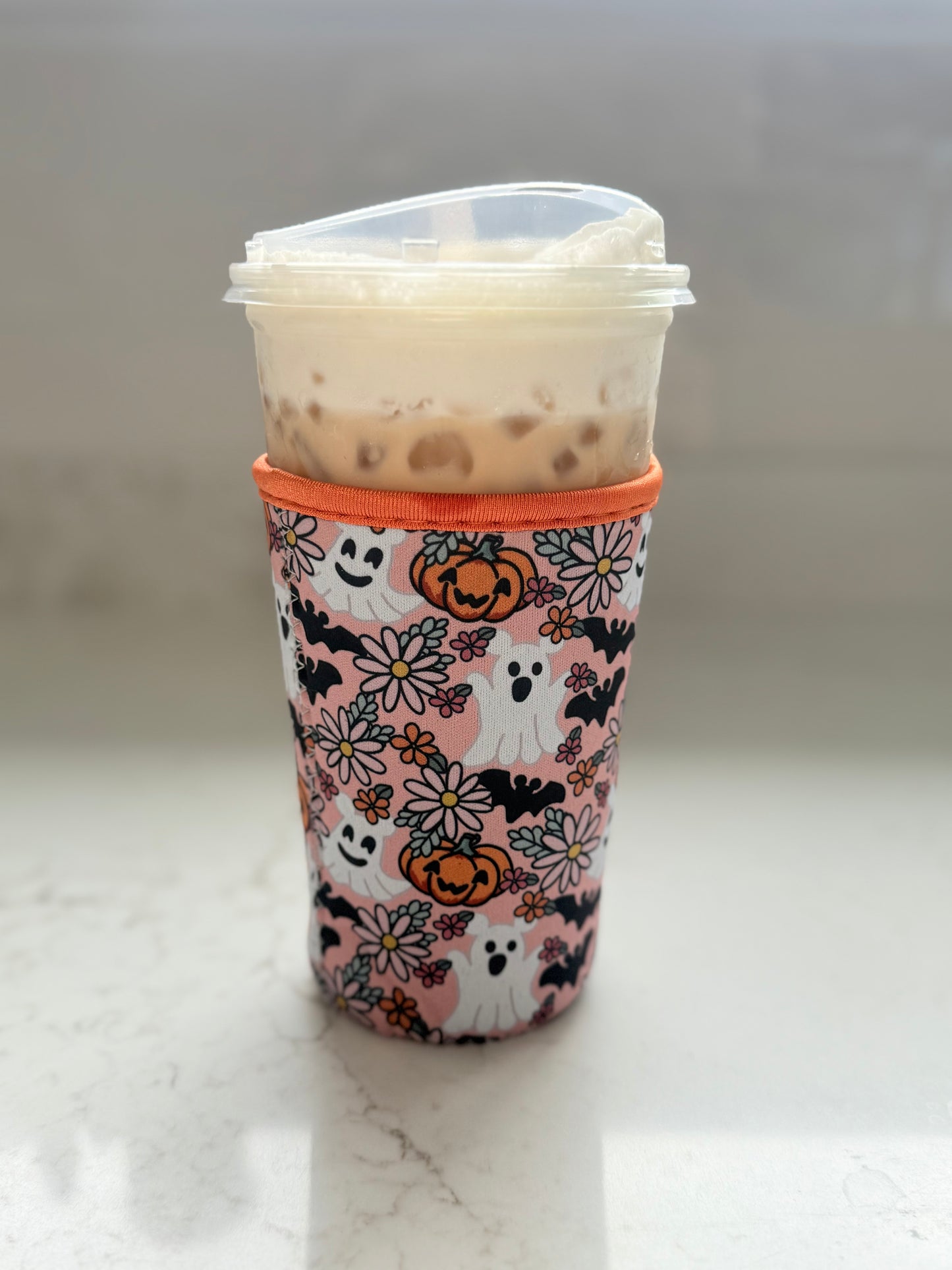 Magical Bloom & Boo Coffee Sleeve