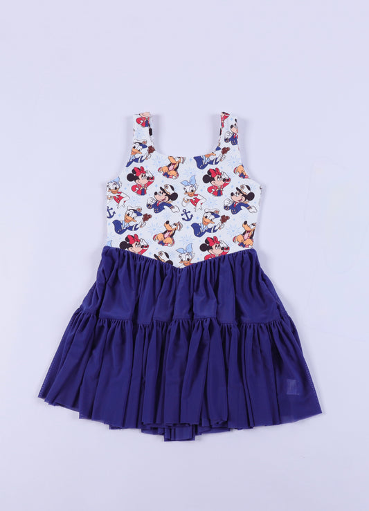 READY TO SHIP Magical Cruise Mesh Tutu Athletic Dress