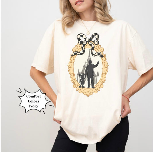 Magical Coquette Walt & Mouse Besties Neutral Shirt