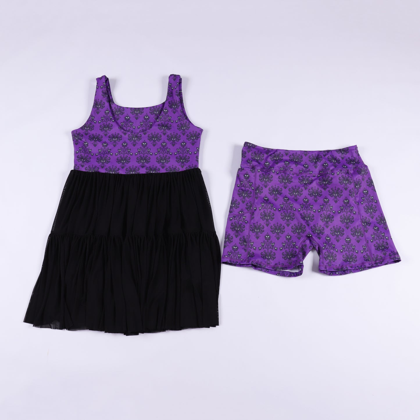 PREORDER Magical Haunted Wallpaper Mesh Tutu Athletic Dress *SHIPS LATE JULY*