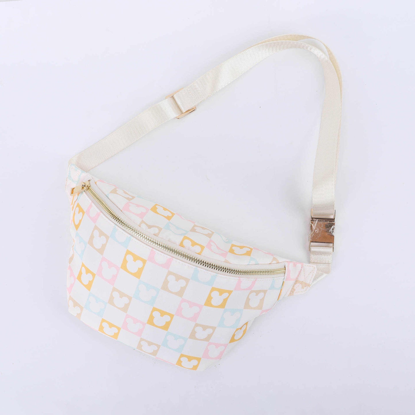 Magical Mouse Multi-Color Checkered Jumbo Fanny Pack