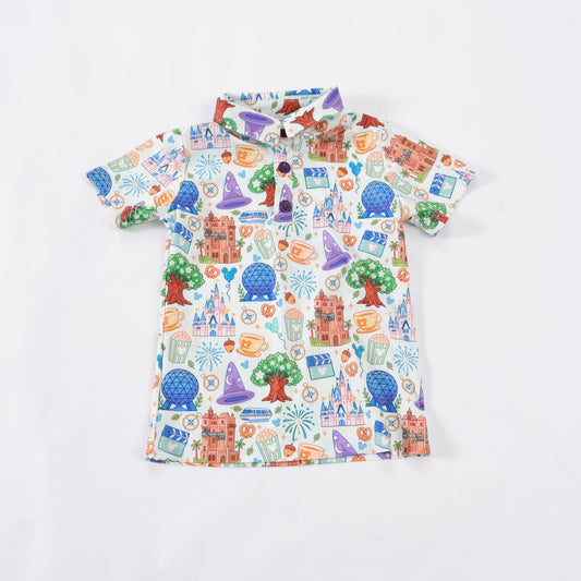 PREORDER Magical Park Hop Performance Dry Fit Polo Shirt *SHIPS MID OCTOBER*