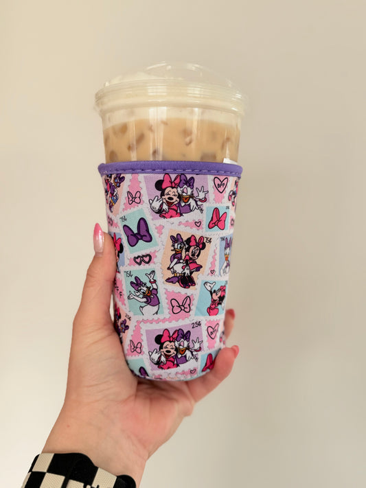 Magical Cartoon Besties Coffee Sleeve