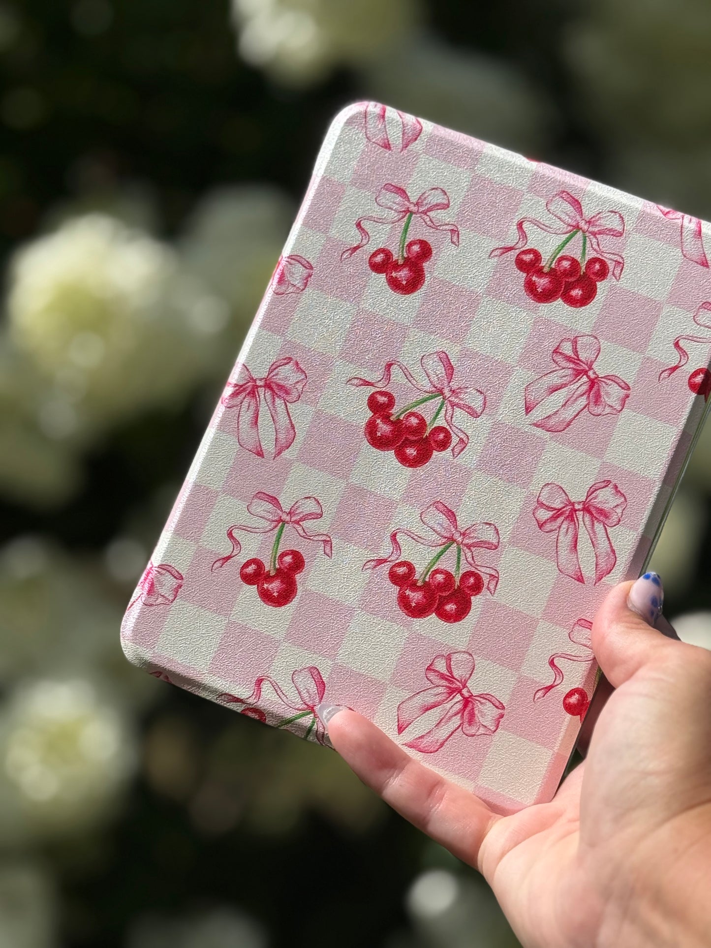 Magical Mouse Cherry Coquette Clear Back Kindle Case