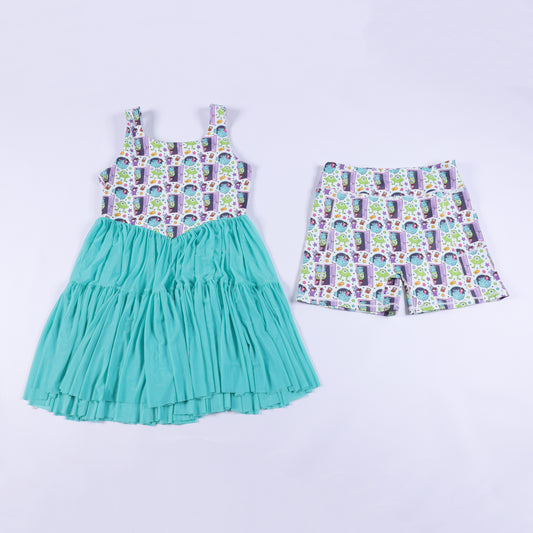 PREORDER Magical Monsters Movie Mesh Tutu Athletic Dress *SHIPS LATE JUNE*