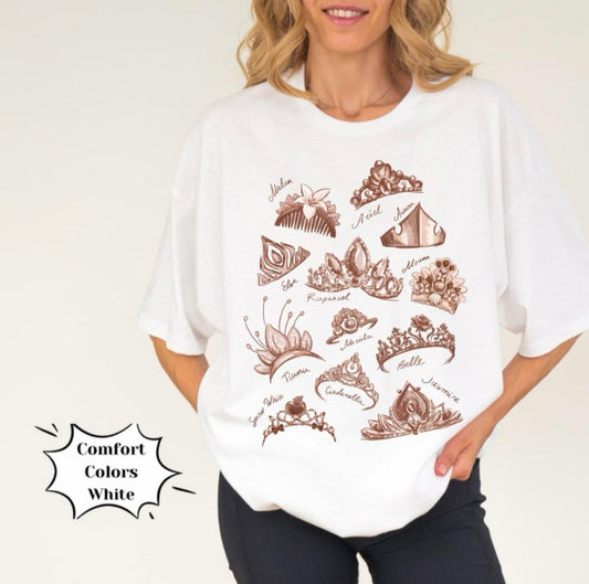Magical Neutral Princess Crowns Shirt