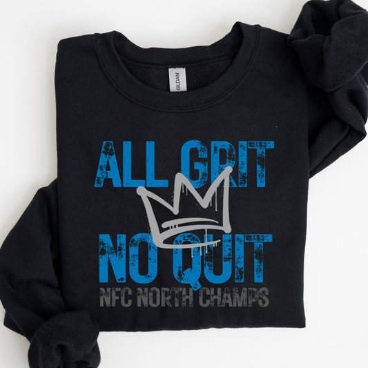 All Grit No Quit Detroit Lions NFC Champs