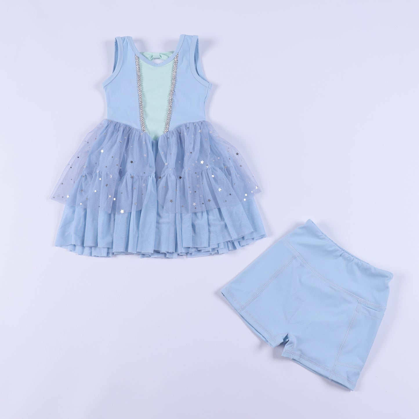 PREORDER Magical Glass Slipper Princess Mesh Tutu Athletic Dress *SHIPS EARLY JULY*