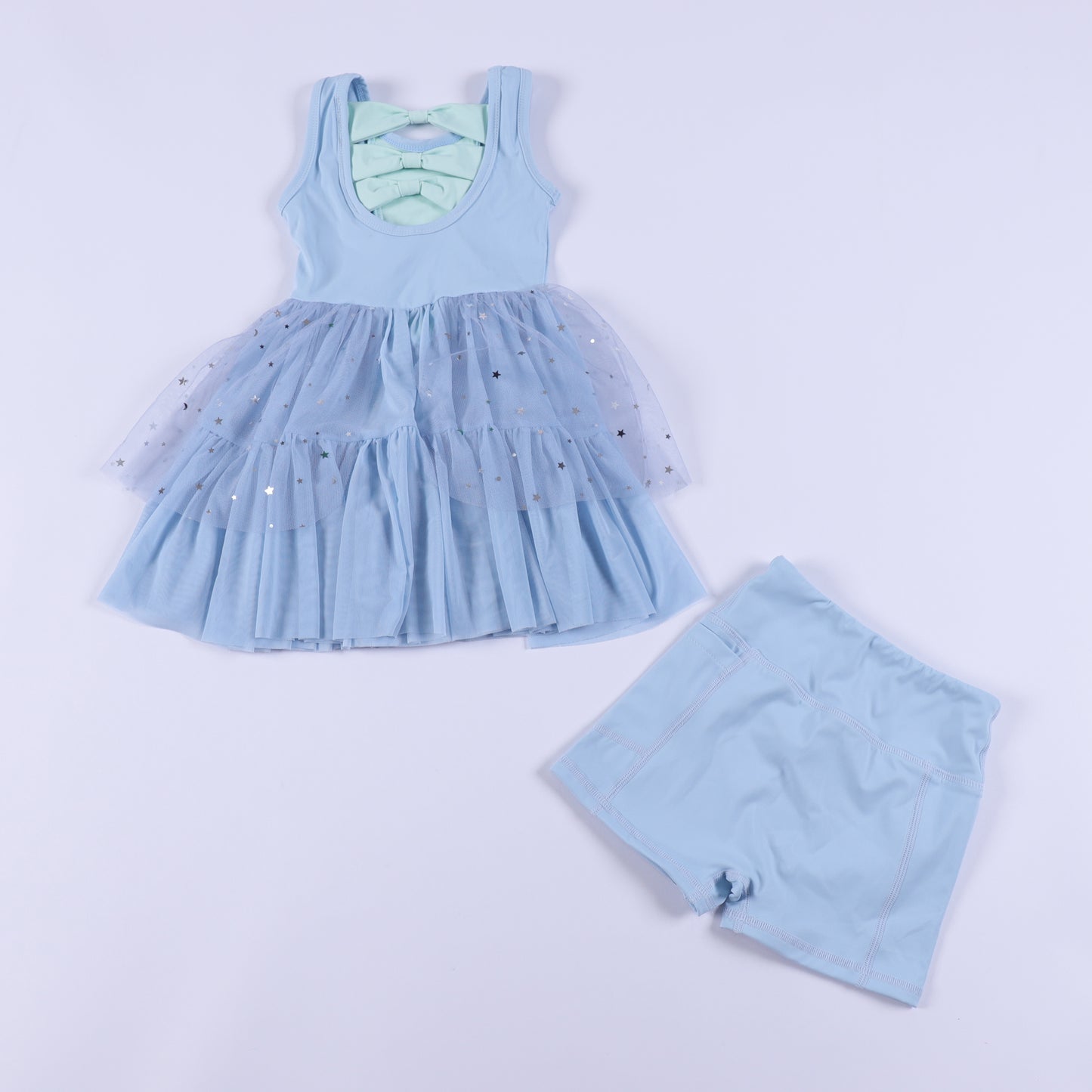 PREORDER Magical Glass Slipper Princess Mesh Tutu Athletic Dress *SHIPS EARLY JULY*