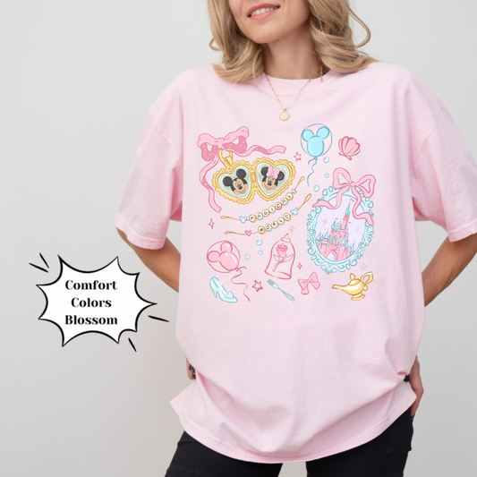 Coquette Magical Mouse Couple Shirt