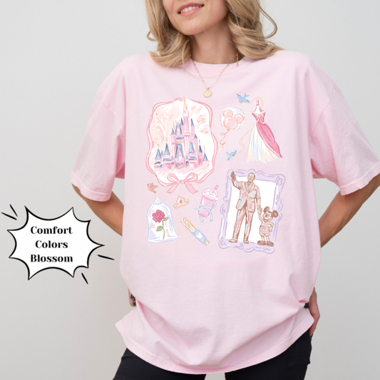 Magical Coquette Castle Park Shirt