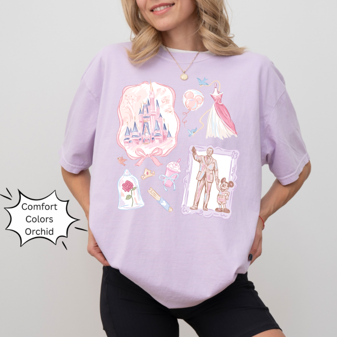 Magical Coquette Castle Park Shirt