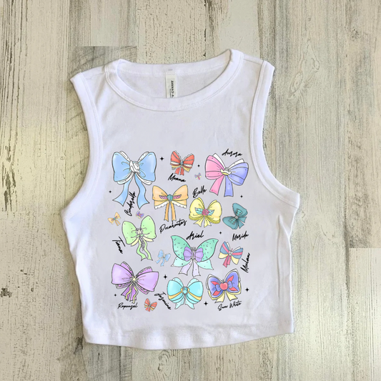 Magical Princess Bow Coquette Crop
