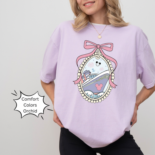 Magical Cruise Line Coquette Frame Shirt