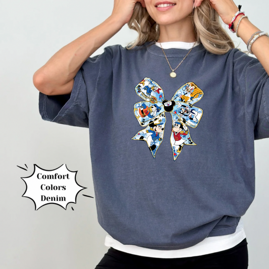 Magical Cruise Line Coquette Bow Shirt