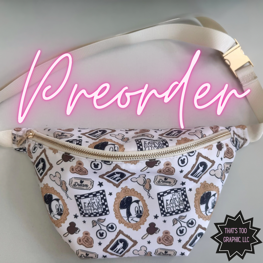 PREORDER Magical Walt Park Fun Jumbo Fanny Pack SHIPS *MID AUGUST*