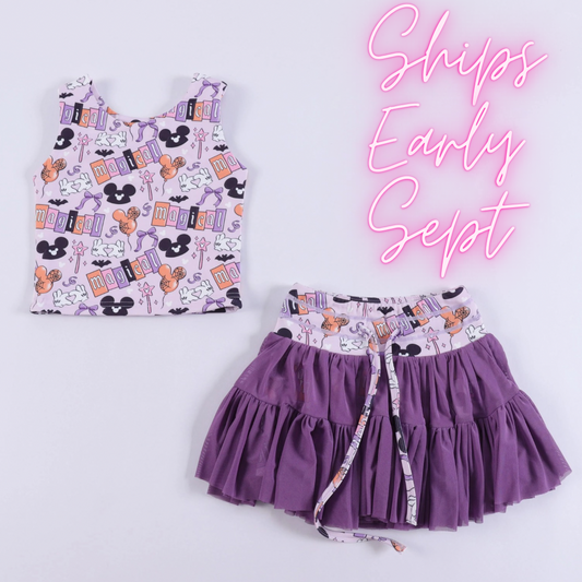 Magical Halloween Park Day PREORDER Youth & Adult Activewear Set *SHIPS EARLY SEPT*