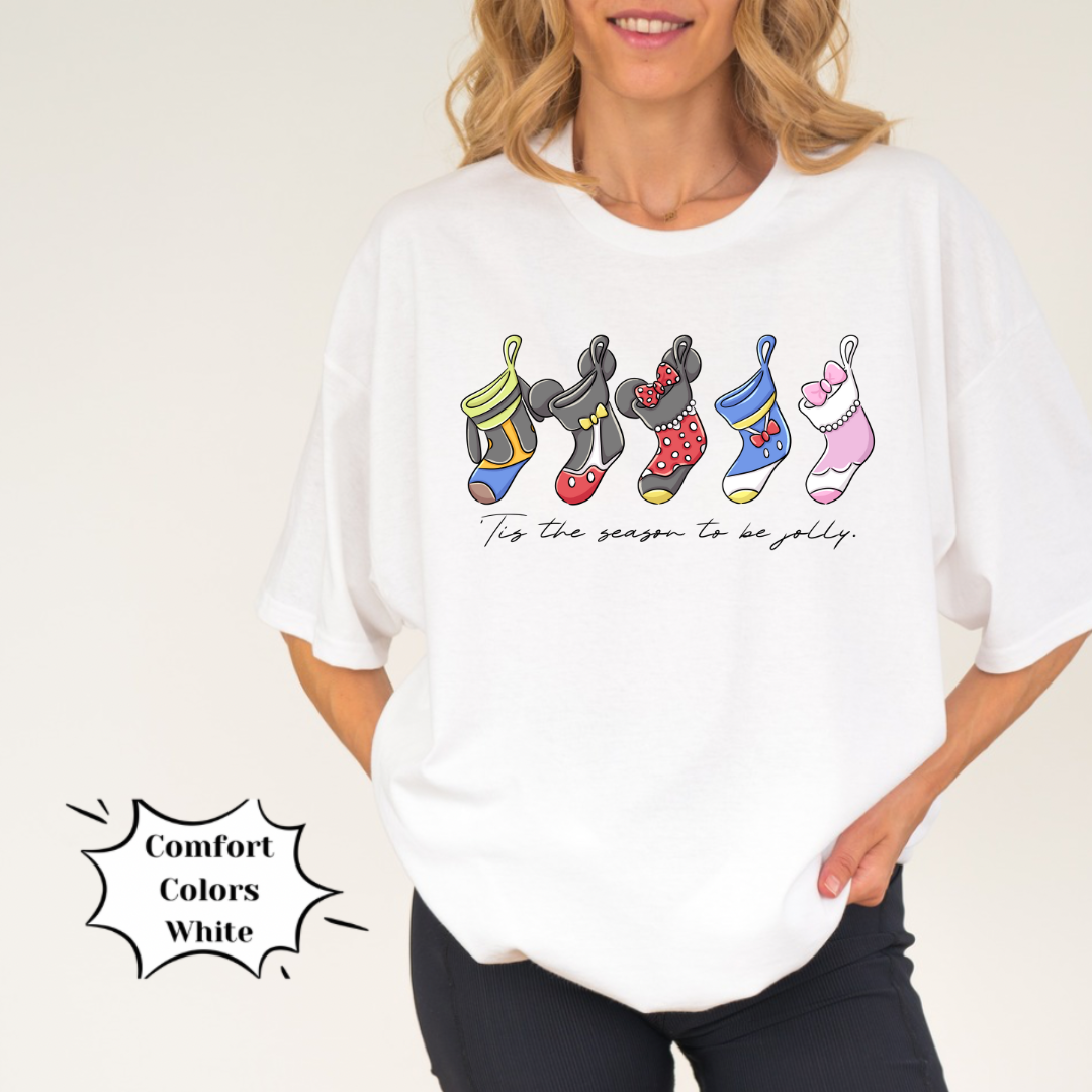 Magical Mouse Friends Christmas Stockings Shirt