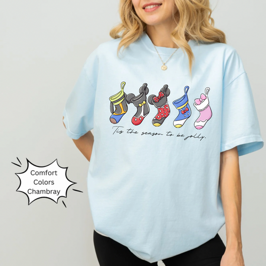 Magical Mouse Friends Christmas Stockings Shirt