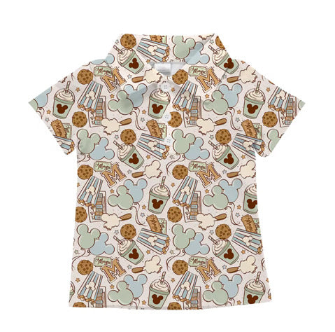 Magical Park Snacks Performance Dry Fit Polo Shirt *SHIPS LATE NOVEMBER*