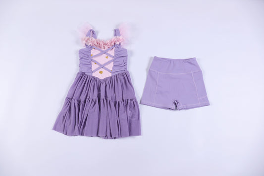 Magical Tower Princess Mesh Tutu Dress