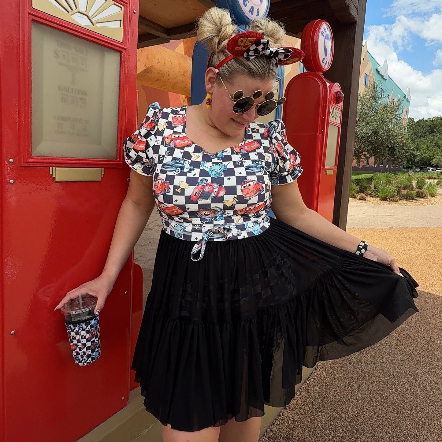 Magical Ka-Chow Movie Mesh Tutu Athletic Dress