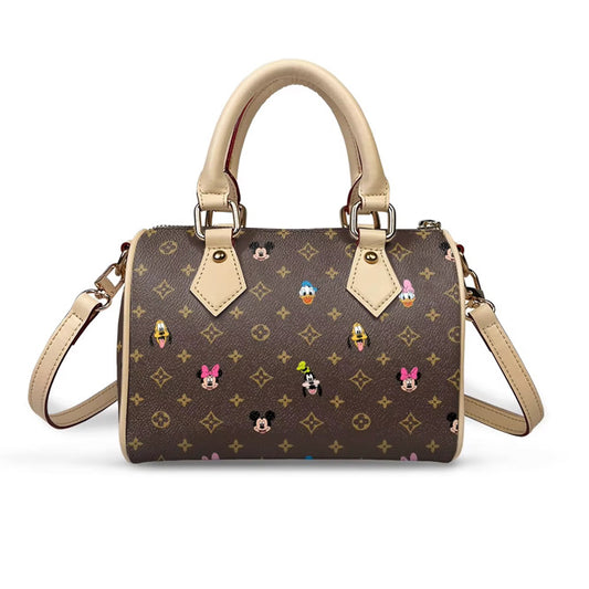 Magical Luxe Brown Main Street Monogram Mini Duffle