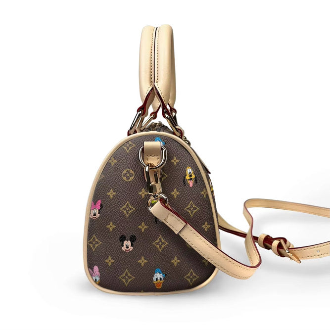 Magical Luxe Brown Main Street Monogram Mini Duffle *SHIPS END OF JULY*