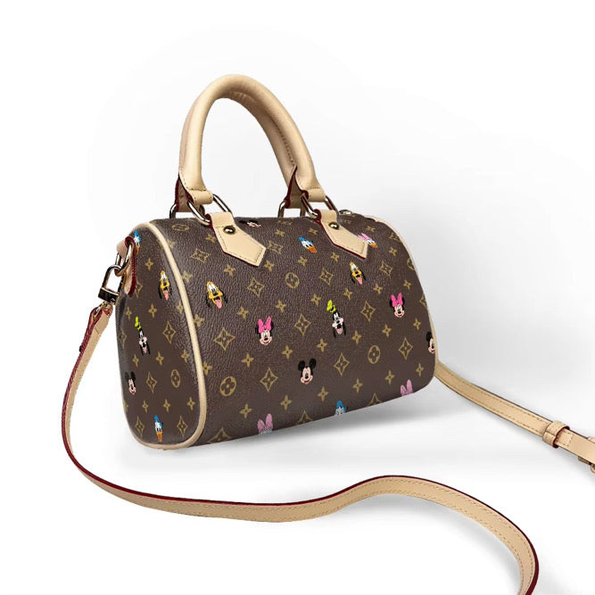 Magical Luxe Brown Main Street Monogram Mini Duffle *SHIPS END OF JULY*