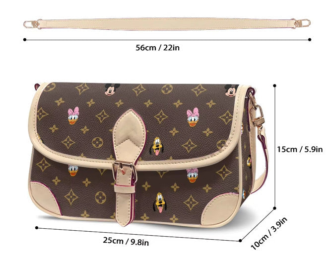 Magical Luxe Main Street Monogram Envelope Satchel Bag *SHIPS END OF JULY*