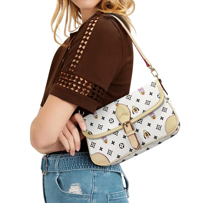 Magical Luxe Main Street Monogram Envelope Satchel Bag *SHIPS END OF JULY*