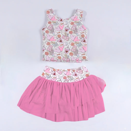 PREORDER Magical Snacks Girls Tutu Athletic Set *SHIPS END OF NOVEMBER*